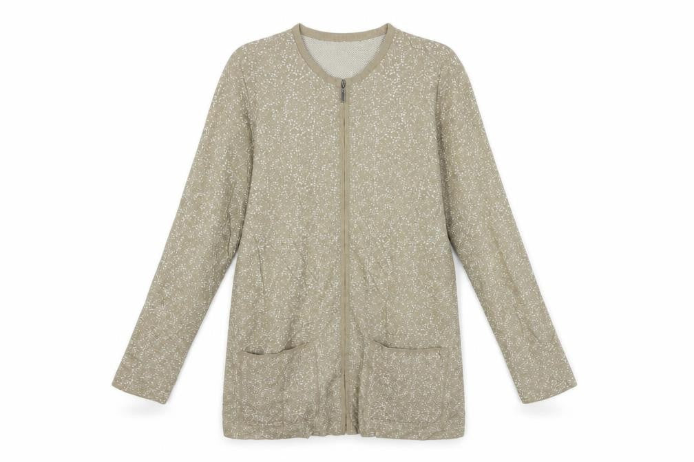 Ellen Reyes Womens Brown Polka Dot  Cardigan Jumper Size S