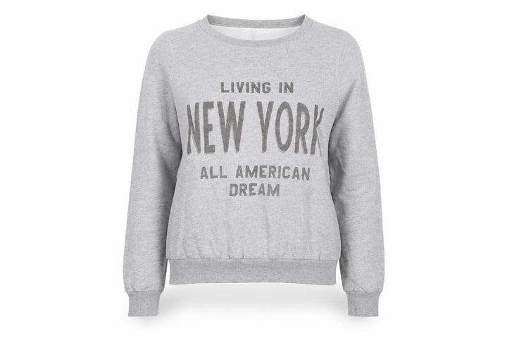 George Womens Grey  Jersey Pullover Sweatshirt Size 10