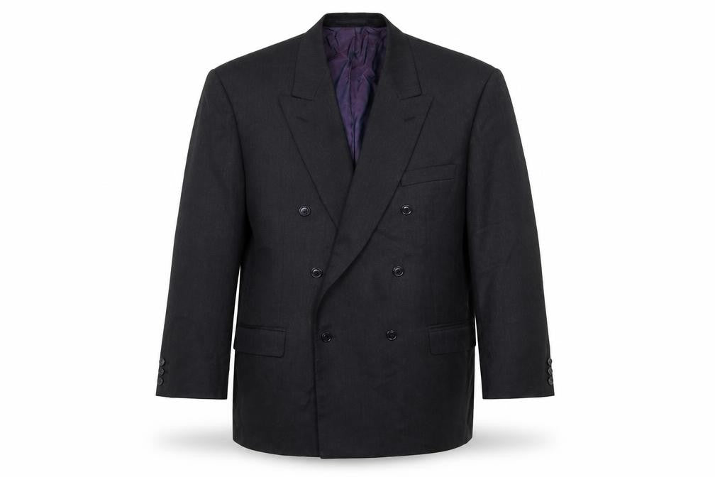 Remus Uomo Mens Grey  Rayon Jacket Suit Jacket Size 46
