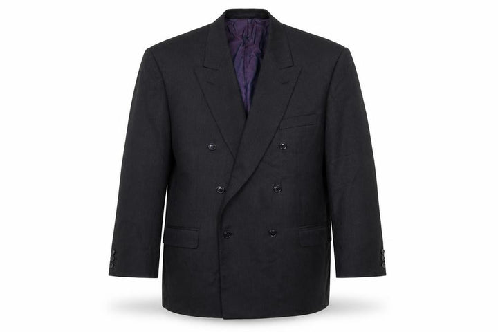 Remus Uomo Mens Grey  Rayon Jacket Suit Jacket Size 46