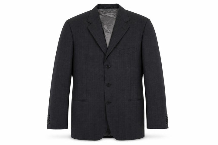 Marks & Spencer Mens Grey Striped  Jacket Suit Jacket Size 42