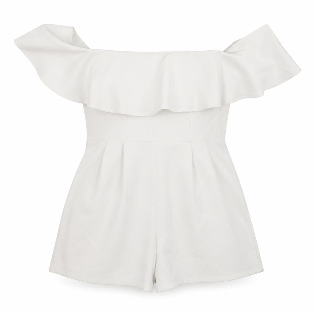 In the Style Womens White   Playsuit One-Piece Size 8 L3 in