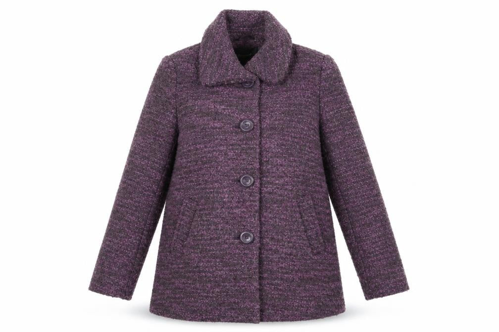 Papaya Womens Purple   Jacket Coat Size 10