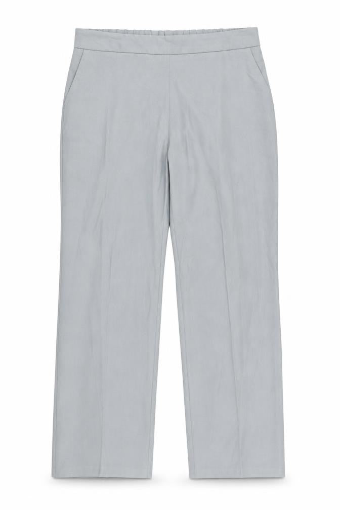 M&S Collection Womens Beige Houndstooth  Trousers  Size 14 L30 in