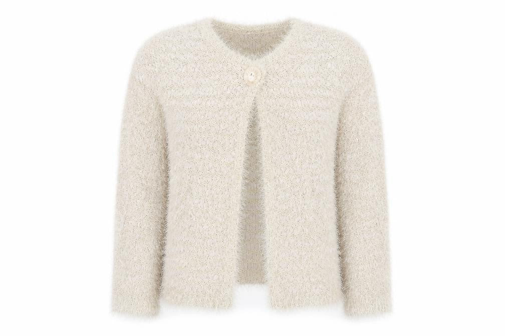 Damart Womens Beige   Cardigan Jumper Size M