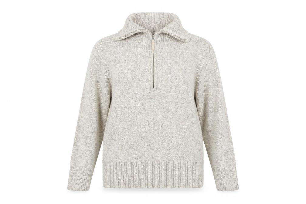 BHS  Womens Beige   Henley Jumper Size 16
