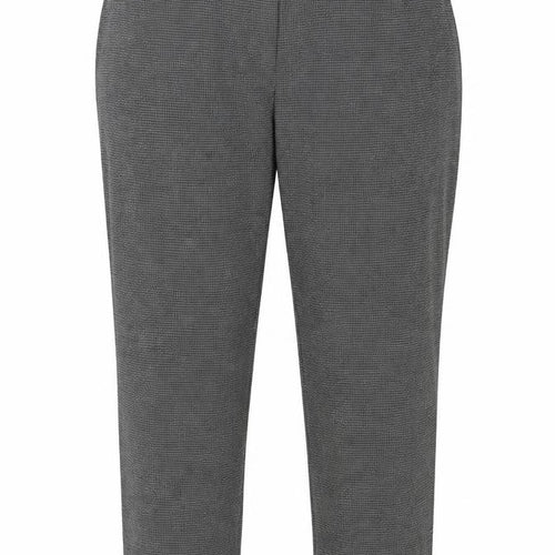 Bonmarché Womens Grey Check  Trousers  Size 16 L25 in