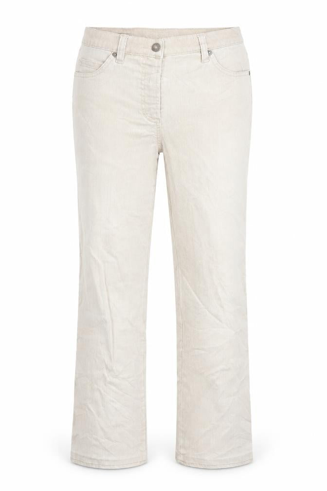Gerry Webber Womens Beige  Denim Straight Jeans Size 8 L26 in