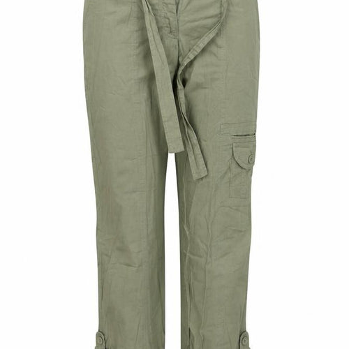 BPC Womens Green  Rayon Trousers  Size 36 L23 in