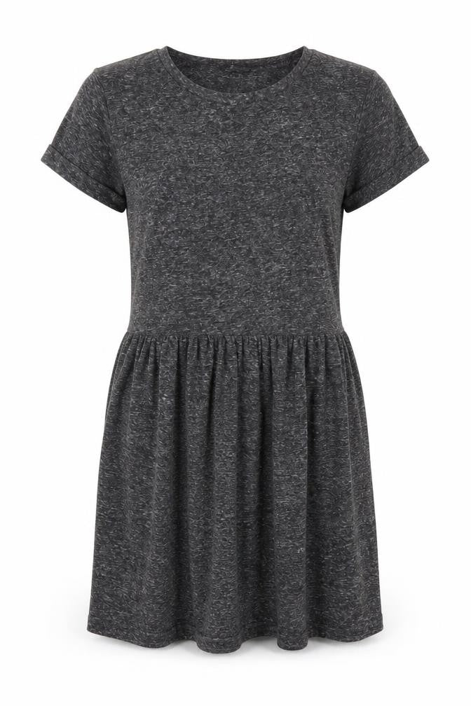 Front view of Internationale women’s grey a-line, size UK 8