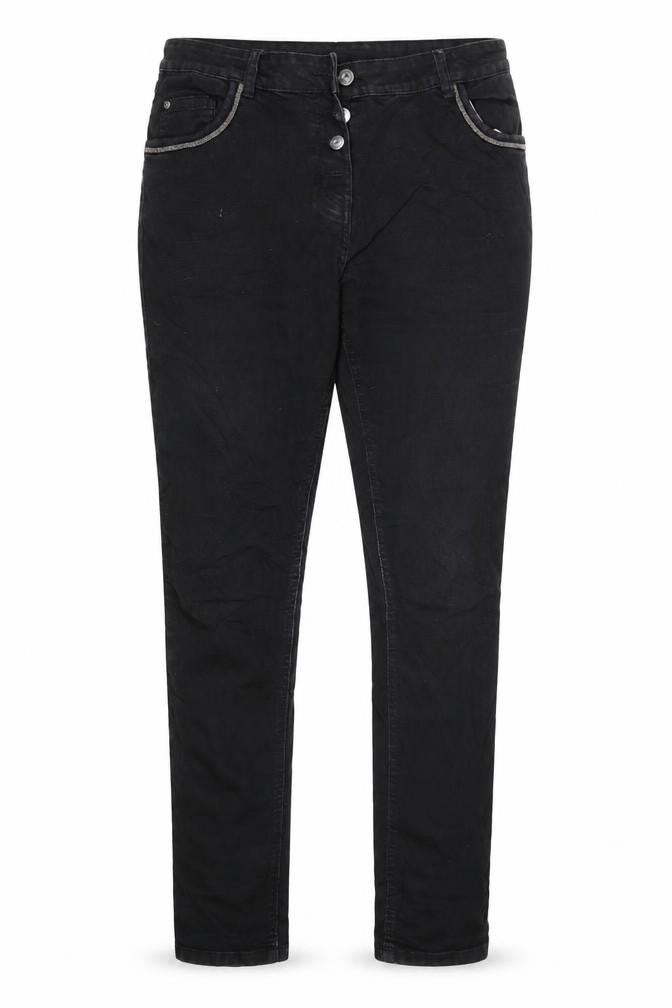 Gina Womens Black   Straight Jeans Size 44 L32 in