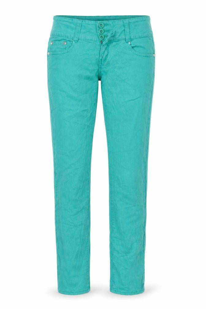 By Sasha Womens Green   Straight Jeans Size M L30 in