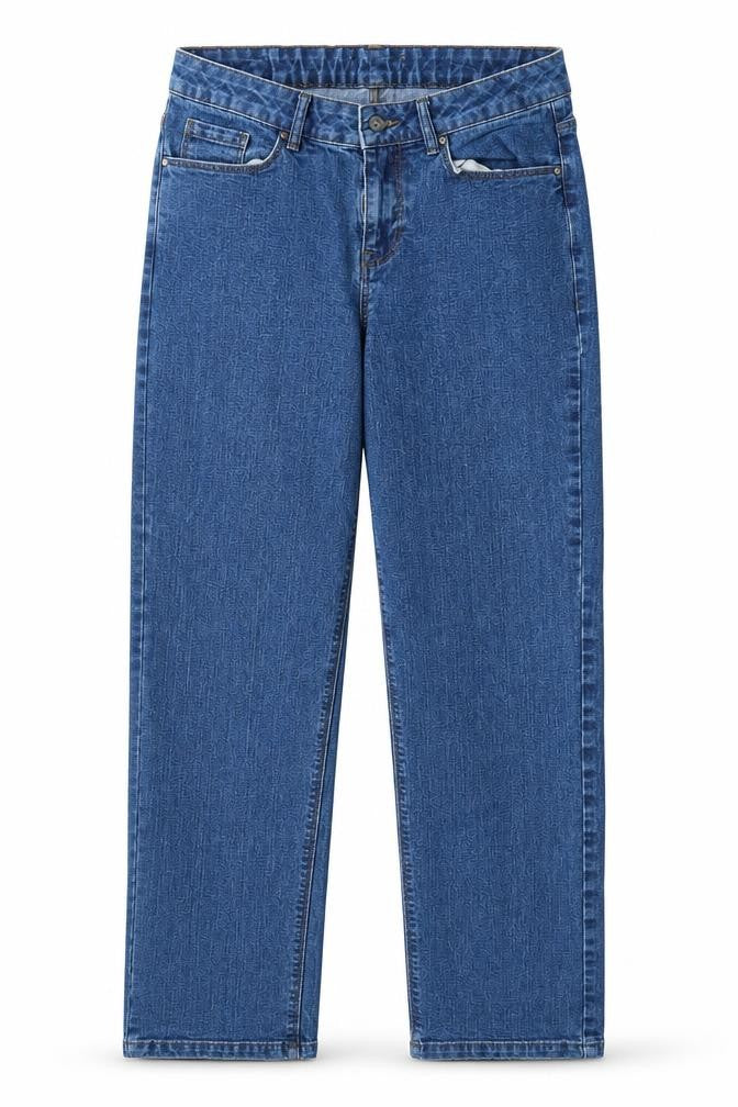 Peacocks Womens Blue  Rayon Straight Jeans Size 30 L29 in