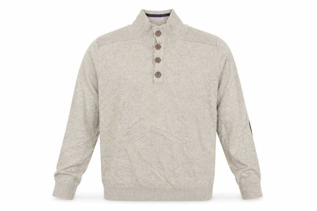 Officers Club Mens Beige   Pullover Jumper Size L