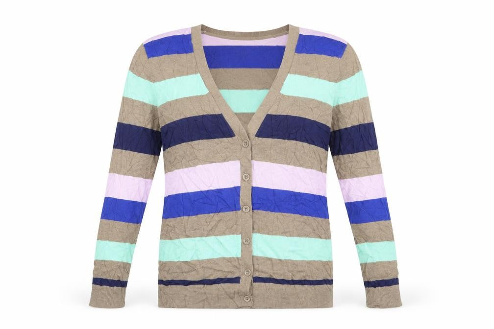 Gap Womens Brown Striped  Cardigan Jumper Size S