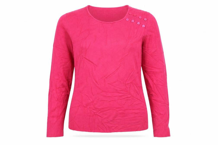 M&Co Womens Pink Pullover Jumper Size M