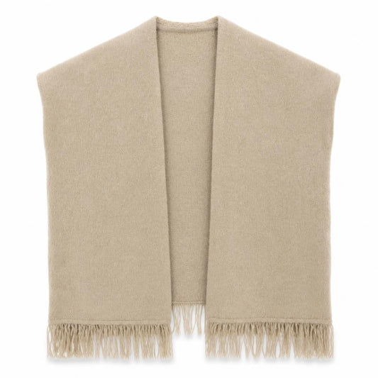 Front view of Young Dimension girls’ brown cardigan jumper, size 9-10, years