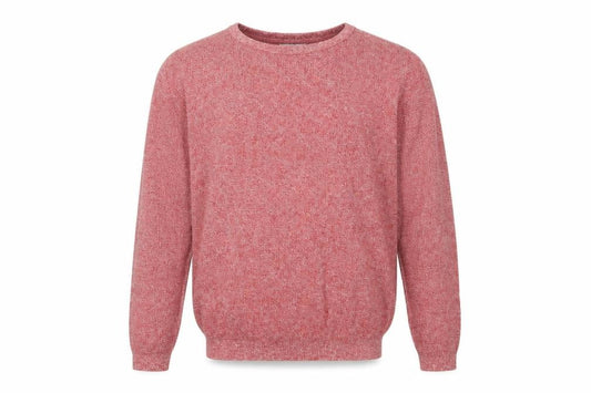 Front view of Topman men’s red knit jumper, size M