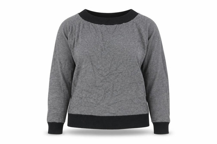 M&Co Womens Grey  Knit Pullover Jumper Size L