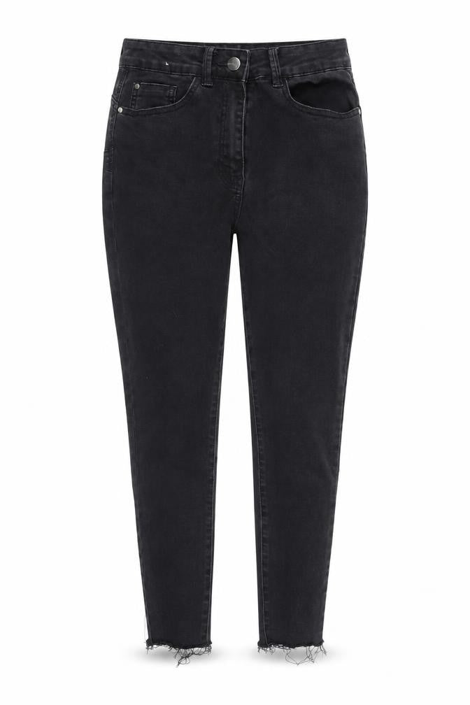 Nutmeg Womens Black  Denim Skinny Jeans Size 10 L24 in