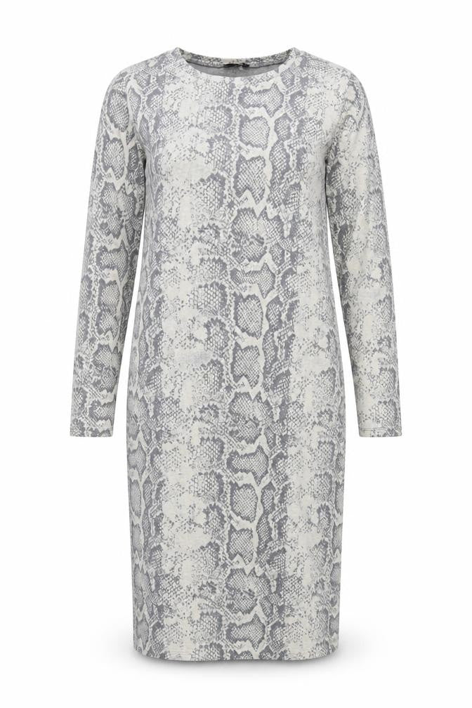 M&Co Womens Beige Animal Print  Jumper Dress  Size 12
