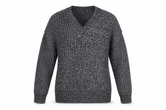 Front view of French Connection women’s blue jumper, size S