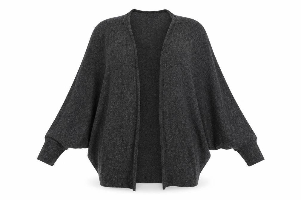 London Womens Grey   Cardigan Jumper One Size