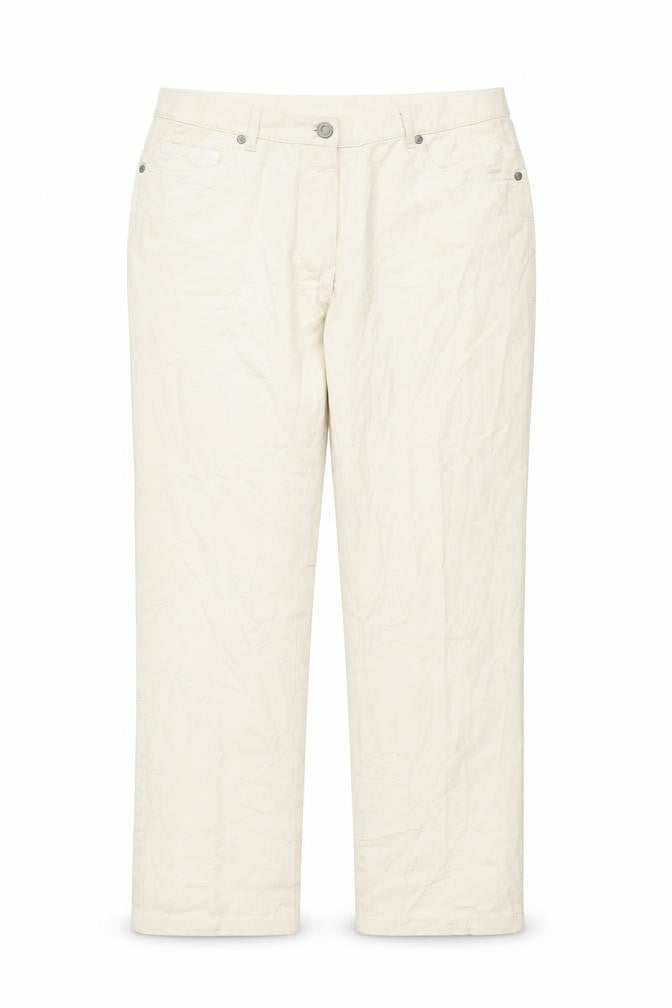 CELINA Womens White   Straight Jeans Size 14 L27 in
