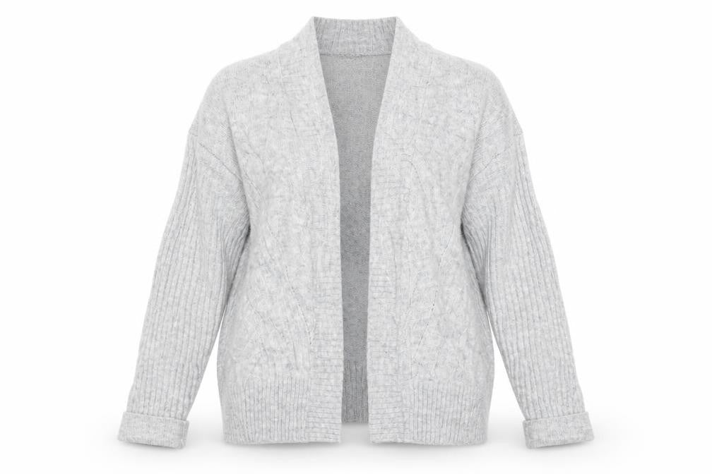 Miss Selfridge Womens Grey   Cardigan Jumper Size S