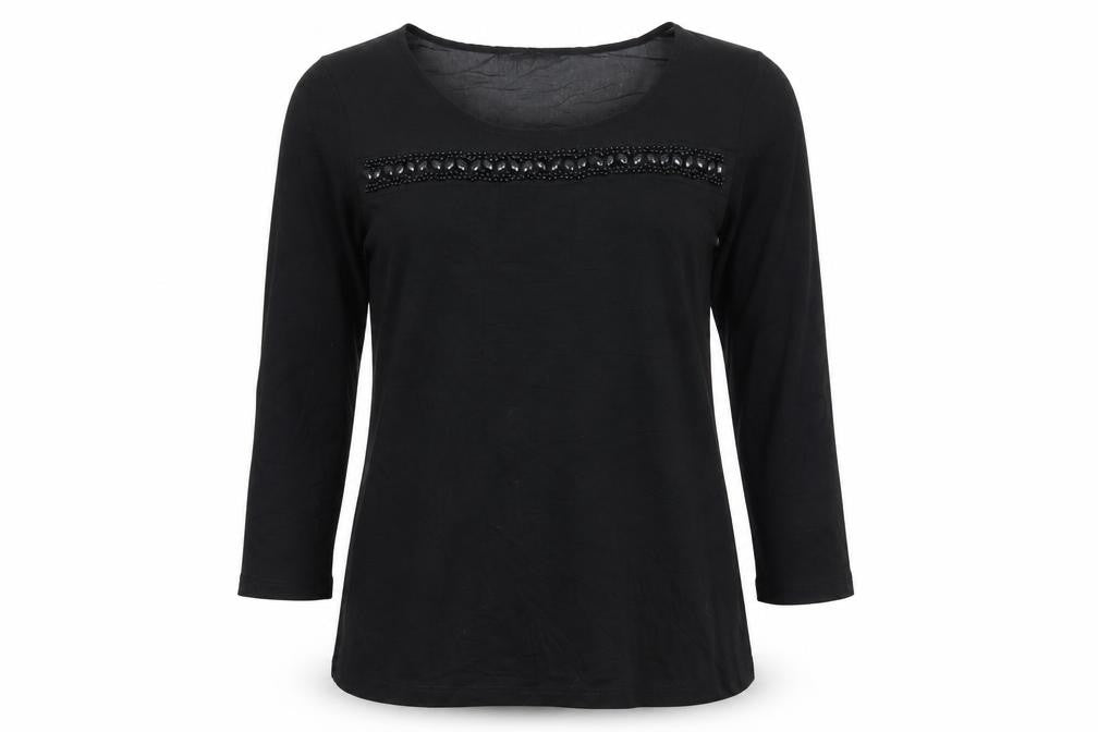 Front view of Tramontana women’s black jumper, size XL