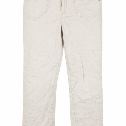 Rocks Womens Beige   Cropped Jeans Size L L23 in