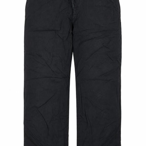 Preworn Womens Black   Trousers  Size 38 in L27 in