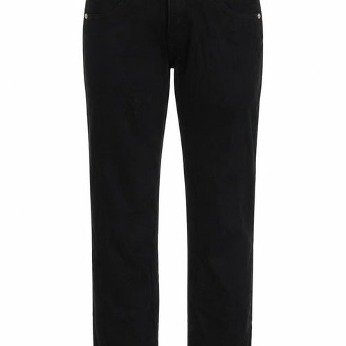 Dzire Womens Black  Denim Straight Jeans Size 27 in L30 in