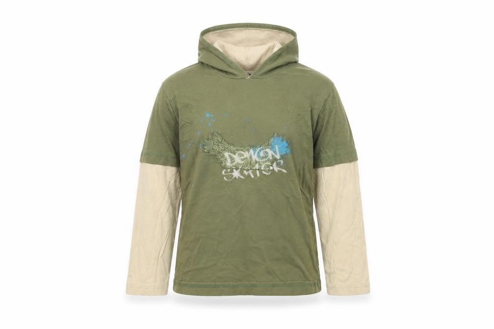 George Girls Green   Pullover Hoodie Size 6 Years