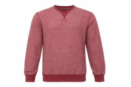 Front view of Proline men’s multicoloured striped jumper, size L