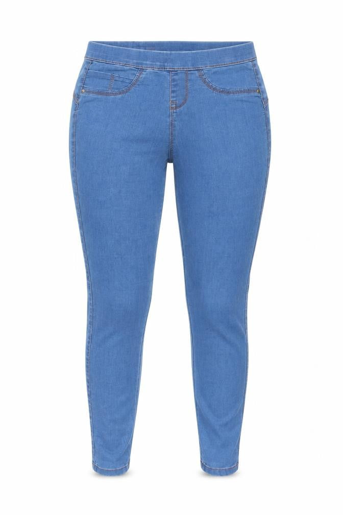 Denim & Co. Womens Blue   Jegging Jeans Size 6 L26.5 in
