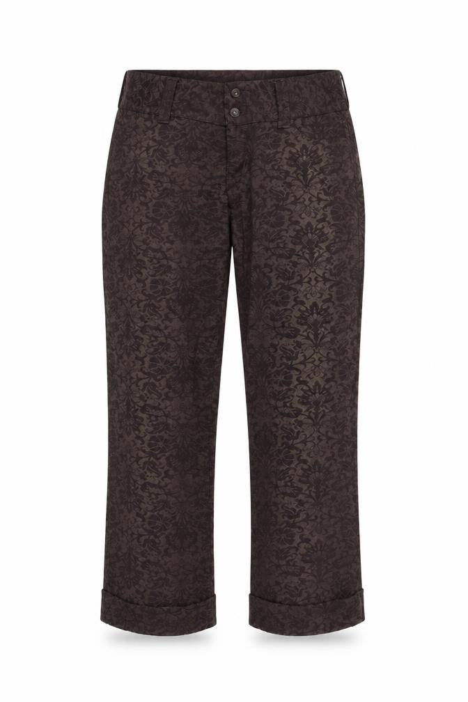 Blendshe Womens Brown   Cropped Trousers Size M L24 in
