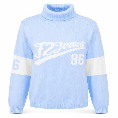 F2 Womens Blue   Pullover Jumper Size M
