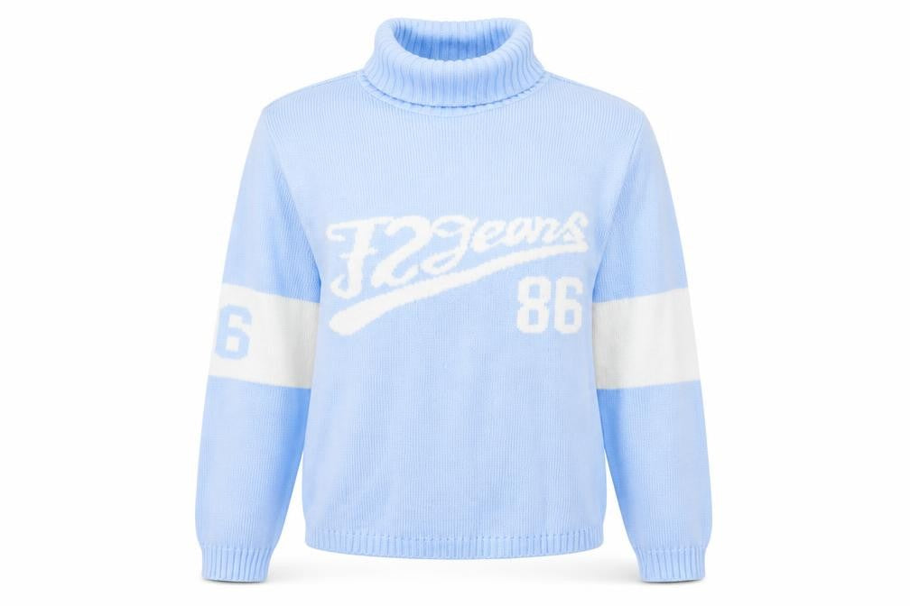 F2 Womens Blue   Pullover Jumper Size M