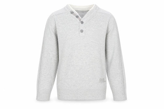 Front view of Next boys’ grey rayon jumper, size 3, years