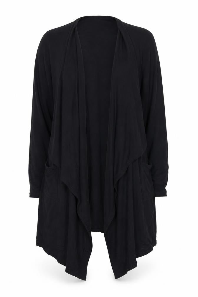 I luved clothing Womens Black   Wrap Jumper Size L  - Draped