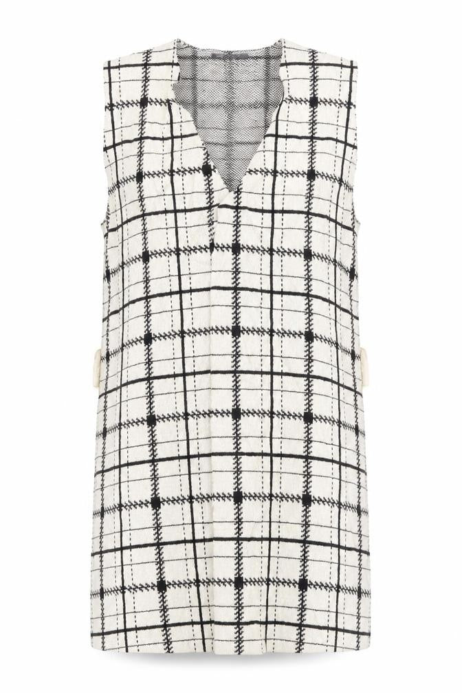 Primark Womens Beige Plaid  Cardigan Jumper Size XS