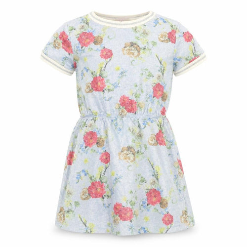Friends Girls Blue Floral  A-Line  Size 3-4 Years