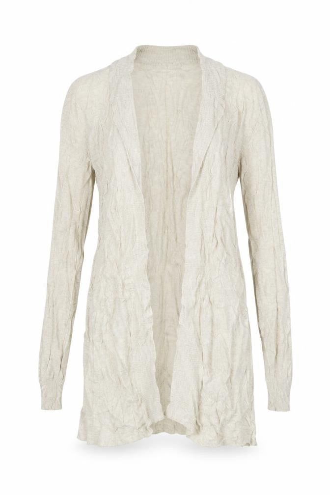 Basic Womens Beige   Cardigan Jumper Size M