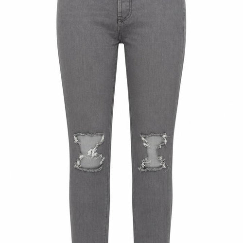 MOMOKROM Womens Grey   Skinny Jeans Size 10 L27 in - ripped jeans