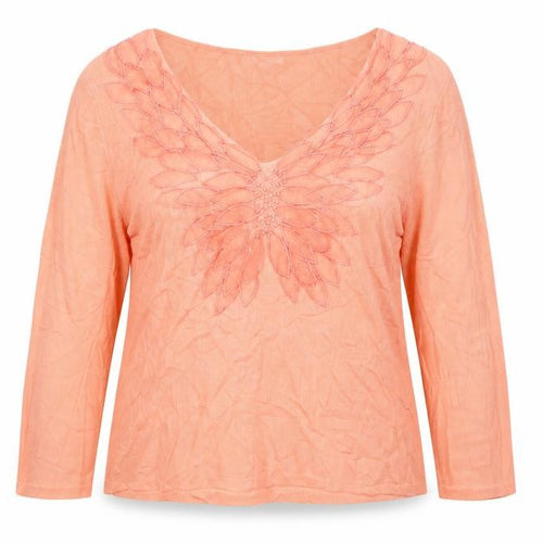Kliss Womens Orange   Pullover Jumper Size 2XL