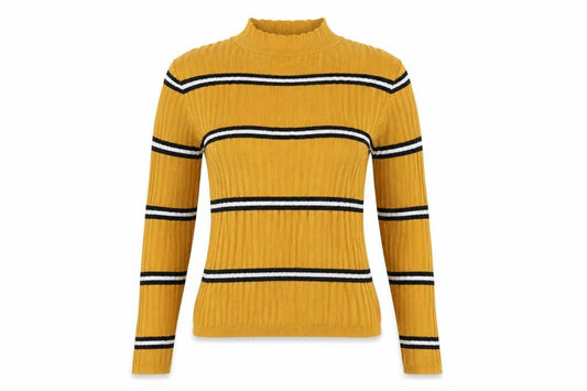 Front view of Primark women’s yellow basic blouse, size S
