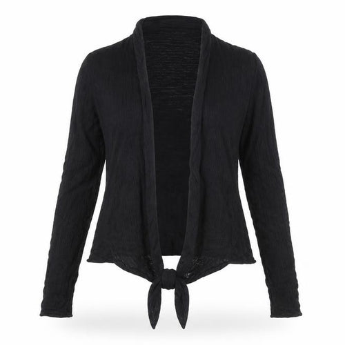 Gallery Womens Black  Knit Cardigan Jumper Size M