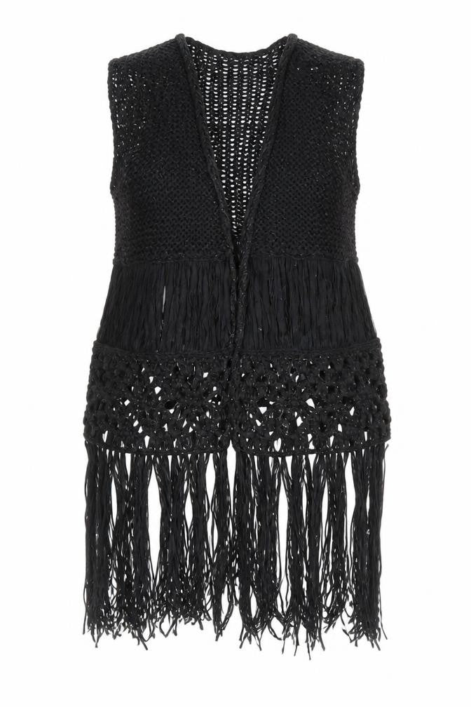 George Womens Black  Knit Cardigan Jumper Size M