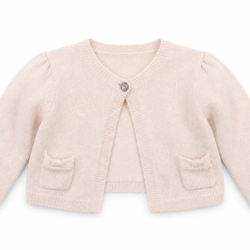 NEXT Girls Pink  Knit Cape Jumper Size 12-18 Months